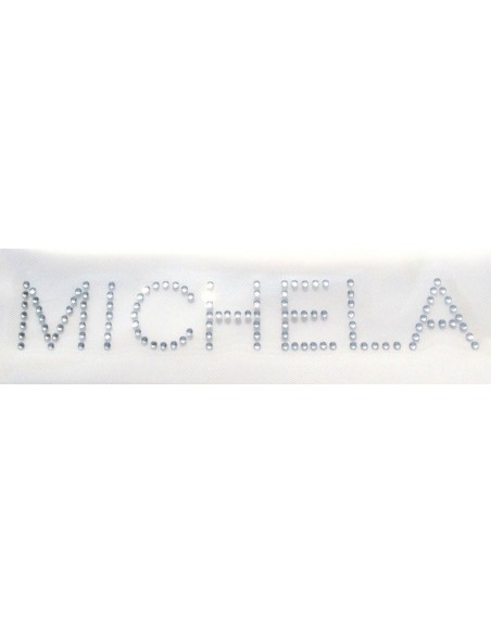 hotfixe rhinestone name Michela A3