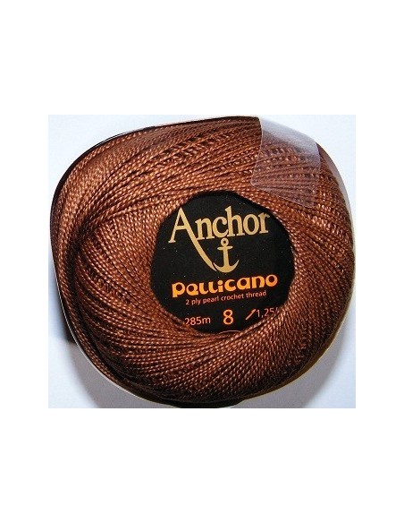 filato cotone et 8 colore marrone