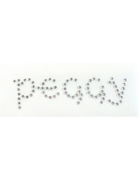 hotfix rhinestone name peggy AW4