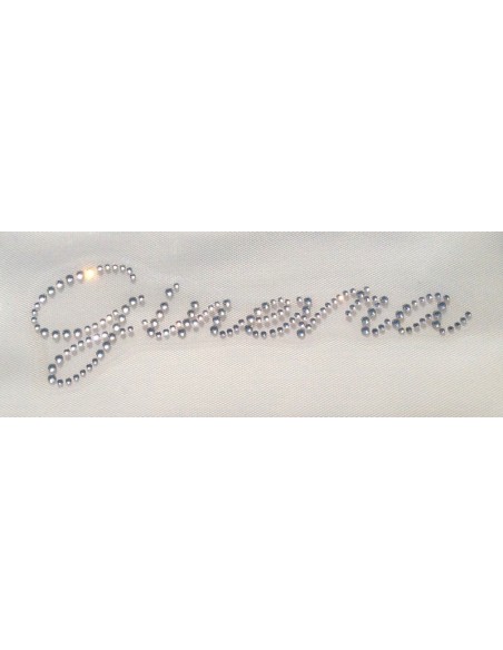rhinestone name iron on ginevra