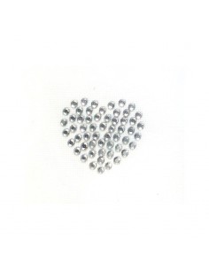 cuore di strass pieno