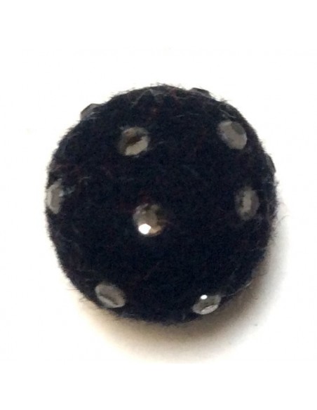 palline feltro con strass 14mm