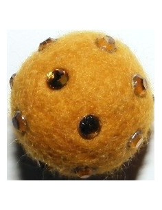 palline feltro con strass 14mm 2