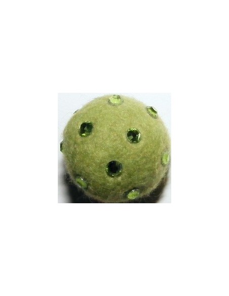 palline feltro con strass 14mm