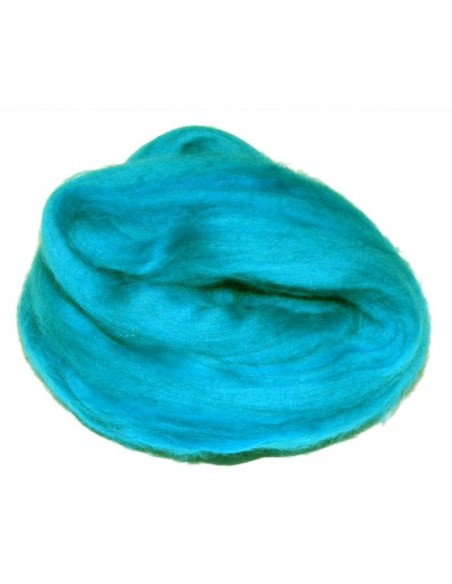 lana merino cardata col. cobalto