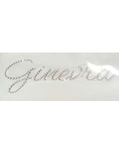 nome Ginevra 6x17 Swarovski