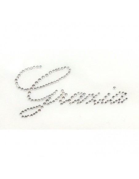 Grazia, nome strass termoadesivi