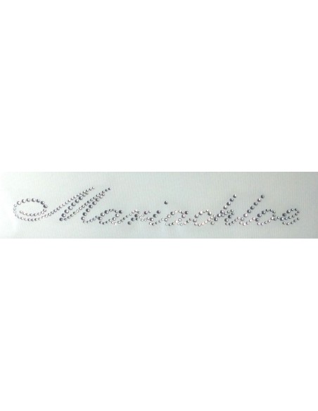 Nome Mariachloe H3 termoadesivo strass