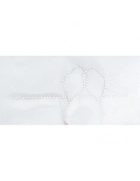 uccellini sul filo, disegno di strass