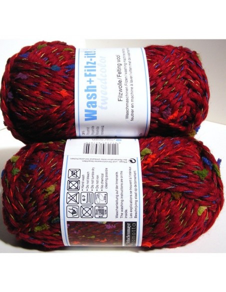 gomitolo wash+filz it tweedcolor 50gr