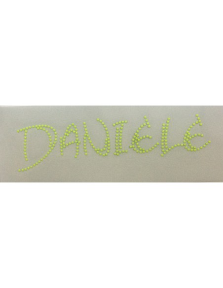 Daniele, nome borchiette termoadesive