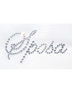 Sposa scritta strass