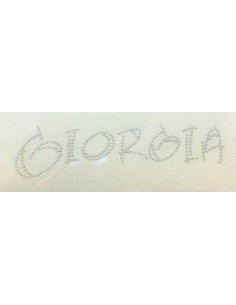 Giorgia, nome borchiette...