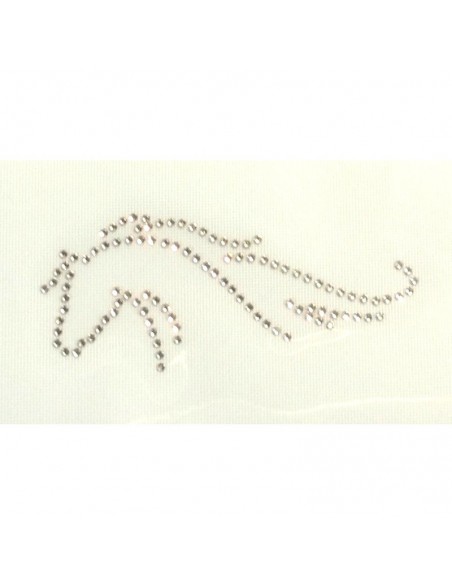 cavallo stilizzato strass temoadesivi