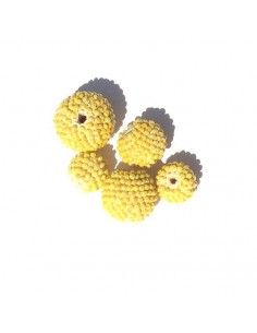 beaded bead 17 mm colore...