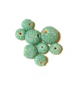 beaded bead 25 mm colore...