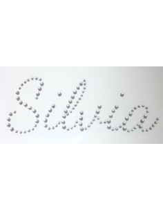 nome Silvia strass H5,5