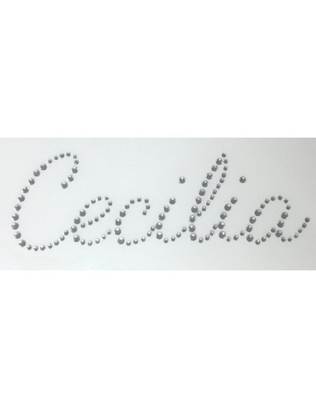 nome Cecilia strass H 5,5