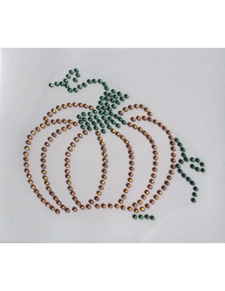 zucca di strass termoadesivi