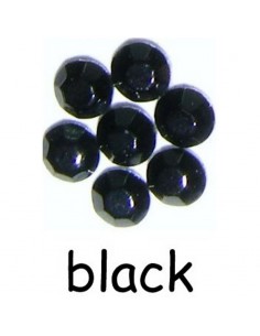 borchiette sfaccettate black