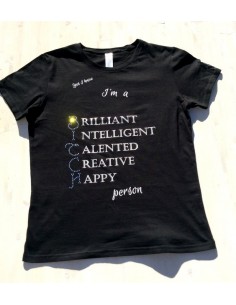 T-shirt con cristalli: I'm... 2