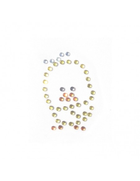 pulcino strass termoadesivi