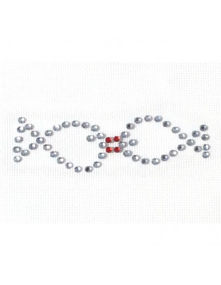 pesciolini kiss strass termoadesivi