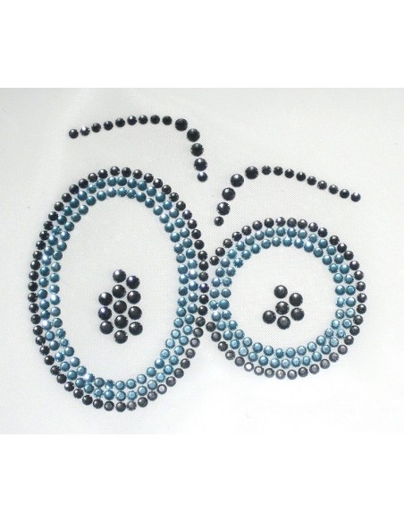 eyes disegno strass