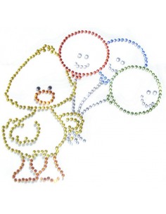 disegno di strass, papero