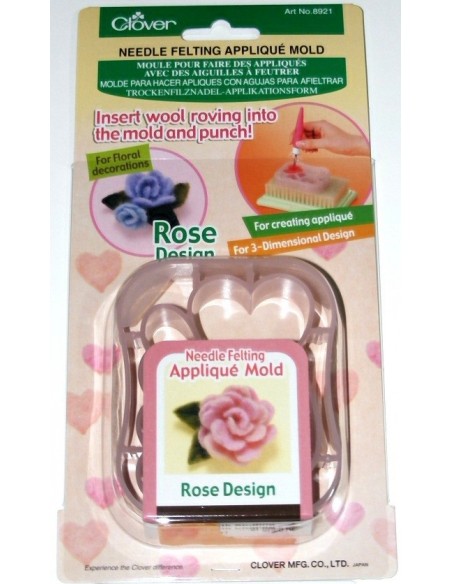 mascherina per punciatore disegno rosa