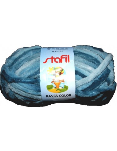 filato Stafil rasta color col 9 petrolio chiaro/sc