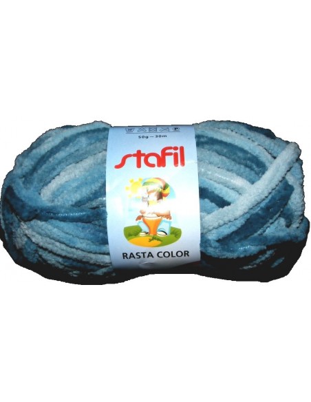 filato Stafil rasta color col 9 petrolio chiaro/sc