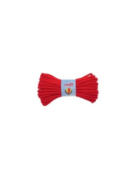 nastro elastico tubolare JOY con cucitura col. rosso