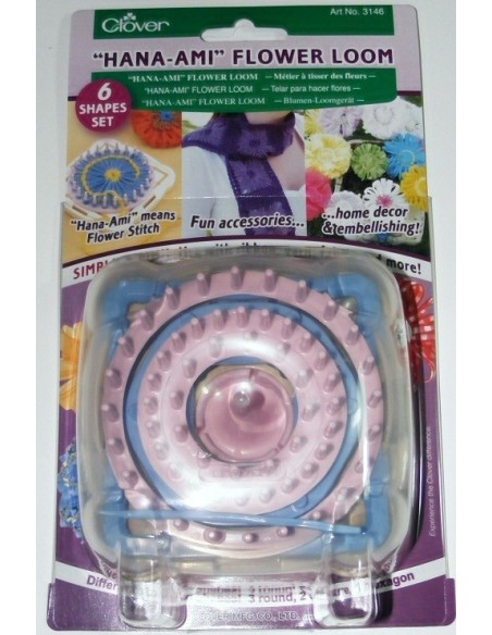 Hana-ami flower loom set 6 forme crea fiori