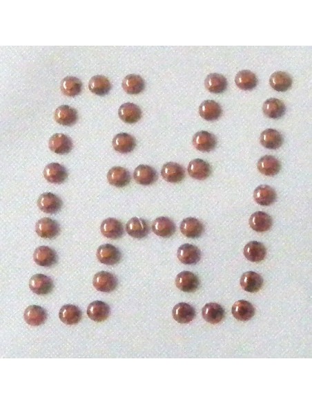 alfabeto maiuscolo bold, borchiette