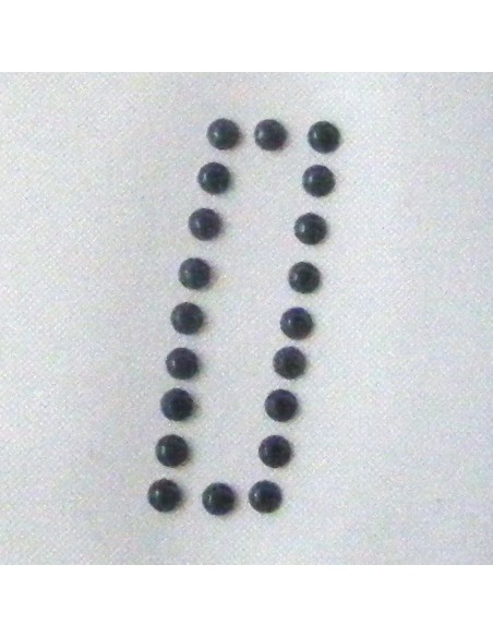 alfabeto maiuscolo bold, borchiette