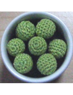7 palline/perle di cotone...