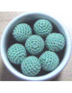 7 palline/perle di cotone...