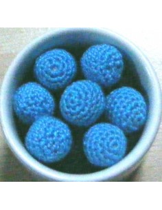 7 palline/perle di cotone...