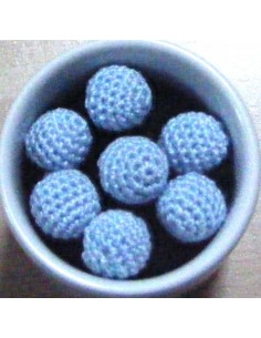 7 palline/perle di cotone...