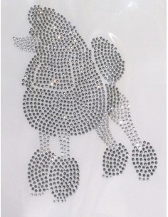 barboncino strass termoadesivi