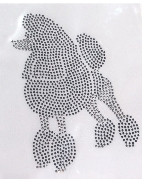 barboncino strass termoadesivi