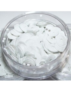 paillettes esagonali bianco