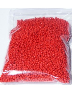 perline 12/0 rosso 2