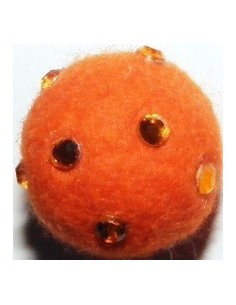 palline feltro con strass 16mm