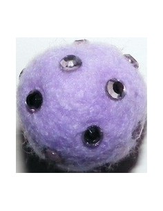 palline feltro con strass 18mm