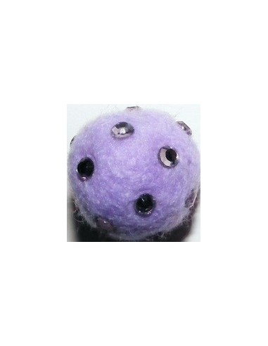 palline feltro con strass 20 mm