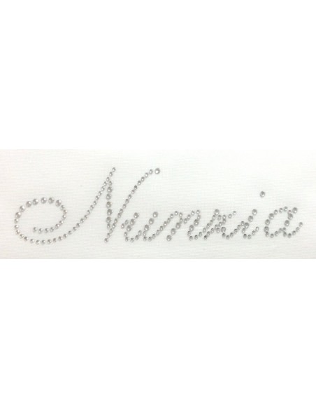 Nunzia, nome strass H4