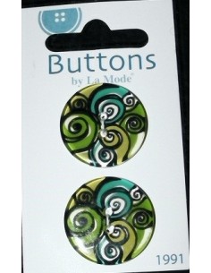 bottoni see thru verde