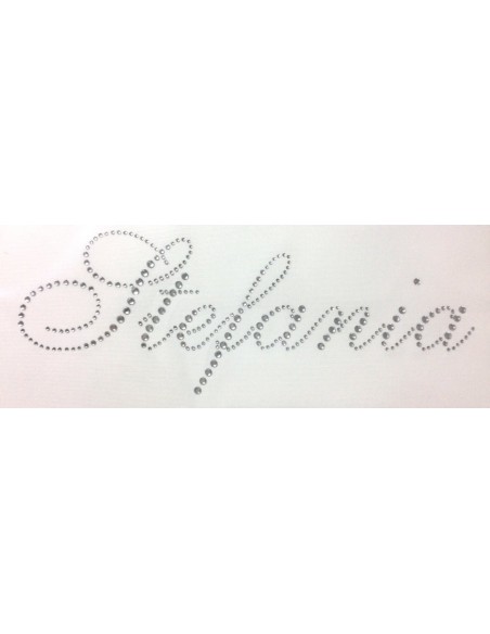 Stefania, nome strass S h 6.5